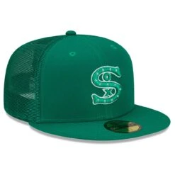 Men's Chicago White Sox New Era Green 2022 St. Patrick's Day 59FIFTY Fitted Hat -CapNation Shop mens new era green chicago white sox 2022 st patricks day 59fifty fitted hat pi4418000 altimages ff 4418192 f3678c54ea750c636222alt3 full
