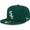 Men's Chicago White Sox New Era Green White Logo 59FIFTY Fitted Hat -CapNation Shop mens new era green chicago white sox white logo 59fifty fitted hat pi4705000 altimages ff 4705599 d72ac82b641b8d7703f1alt1 full