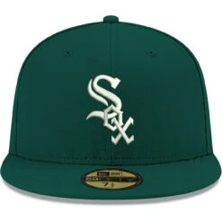 Men's Chicago White Sox New Era Green White Logo 59FIFTY Fitted Hat -CapNation Shop mens new era green chicago white sox white logo 59fifty fitted hat pi4705000 altimages ff 4705599 d72ac82b641b8d7703f1alt2 full
