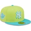 Men's New York Yankees New Era Green 1999 World Series Cyber Vice 59FIFTY Fitted Hat -CapNation Shop mens new era green new york yankees 1999 world series cyber vice 59fifty fitted hat pi4691000 altimages ff 4691612 d0aeb9f6b2e6567cbd46alt1 full