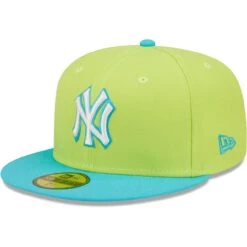 Men's New York Yankees New Era Green 1999 World Series Cyber Vice 59FIFTY Fitted Hat -CapNation Shop mens new era green new york yankees 1999 world series cyber vice 59fifty fitted hat pi4691000 altimages ff 4691612 d0aeb9f6b2e6567cbd46alt3 full