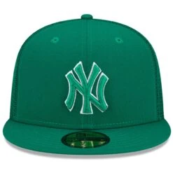 Men's New York Yankees New Era Green 2022 St. Patrick's Day 59FIFTY Fitted Hat 7 Men's New York Yankees New Era Green 2022 St. Patrick's Day 59FIFTY Fitted Hat -CapNation Shop mens new era green new york yankees 2022 st patricks day 59fifty fitted hat pi4418000 altimages ff 4418208 99ebd933aaa982897614alt2 full