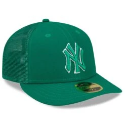 Men's New York Yankees New Era Green 2022 St. Patrick's Day Low Profile 59FIFTY Fitted Hat -CapNation Shop mens new era green new york yankees 2022 st patricks day low profile 59fifty fitted hat pi4418000 altimages ff 4418242 6ef5467c280945efed5falt3 full