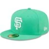 Men's San Francisco Giants New Era Green Logo 59FIFTY Fitted Hat -CapNation Shop mens new era green san francisco giants logo 59fifty fitted hat pi4690000 altimages ff 4690369 5140fa61afc14e97cf46alt1 full