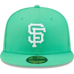 Men's San Francisco Giants New Era Green Logo 59FIFTY Fitted Hat -CapNation Shop mens new era green san francisco giants logo 59fifty fitted hat pi4690000 altimages ff 4690369 5140fa61afc14e97cf46alt2 full