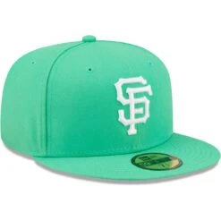 Men's San Francisco Giants New Era Green Logo 59FIFTY Fitted Hat -CapNation Shop mens new era green san francisco giants logo 59fifty fitted hat pi4690000 altimages ff 4690369 5140fa61afc14e97cf46alt3 full