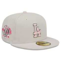 Men's Los Angeles Dodgers New Era Khaki 2023 Mother's Day On-Field 59FIFTY Fitted Hat