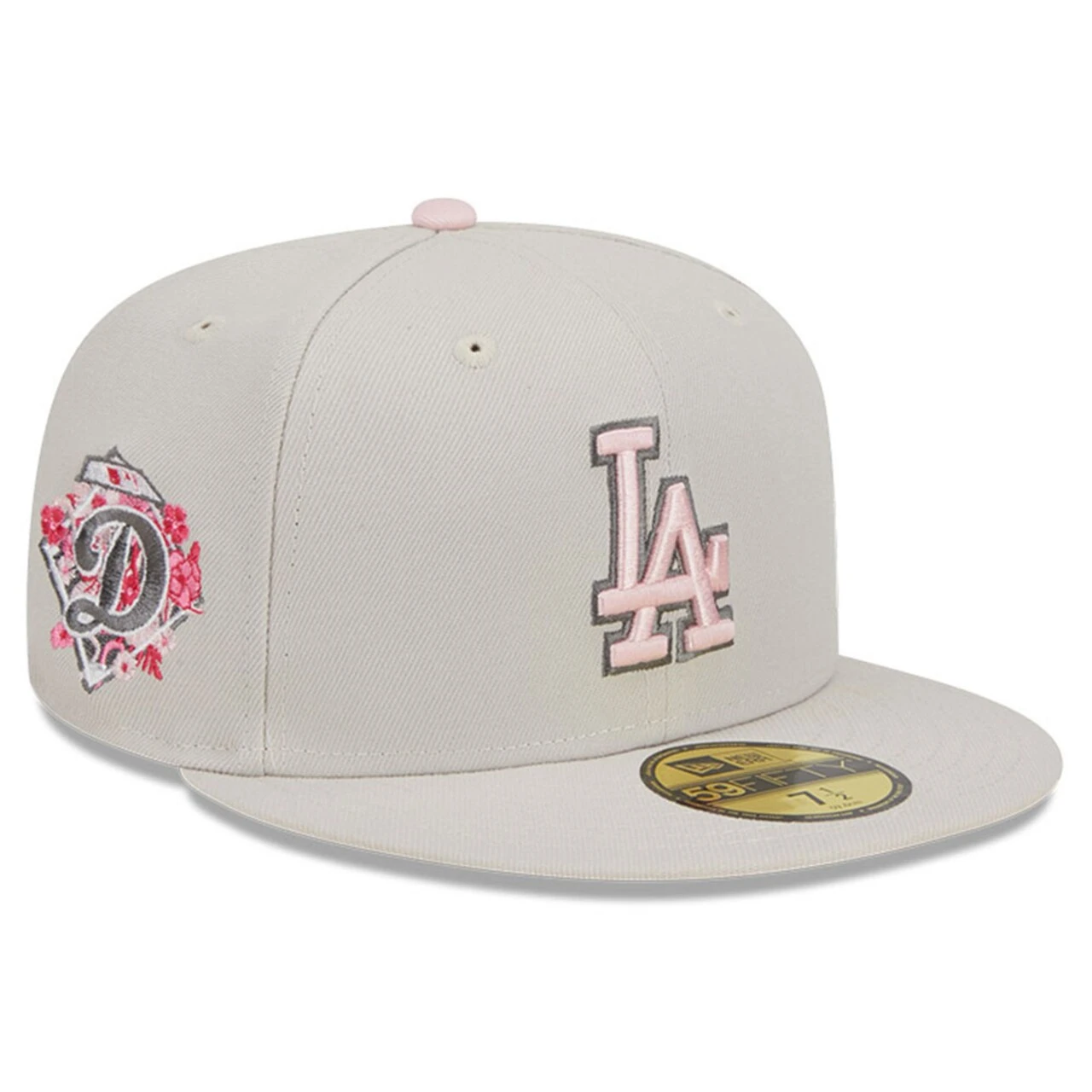 Men's Los Angeles Dodgers New Era Khaki 2023 Mother's Day On-Field 59FIFTY Fitted Hat 3 Men's Los Angeles Dodgers New Era Khaki 2023 Mother's Day On-Field 59FIFTY Fitted Hat