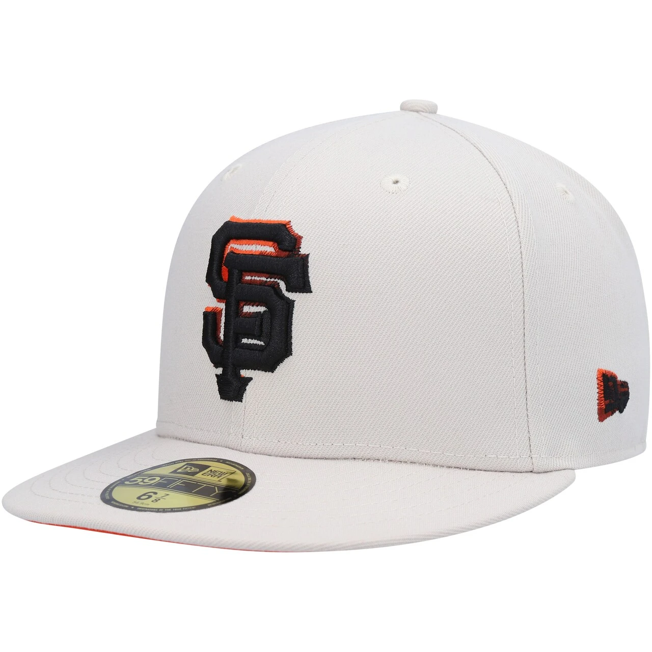 Men's San Francisco Giants New Era Khaki Stone Dim Undervisor 59FIFTY Fitted Hat 3 Men's San Francisco Giants New Era Khaki Stone Dim Undervisor 59FIFTY Fitted Hat