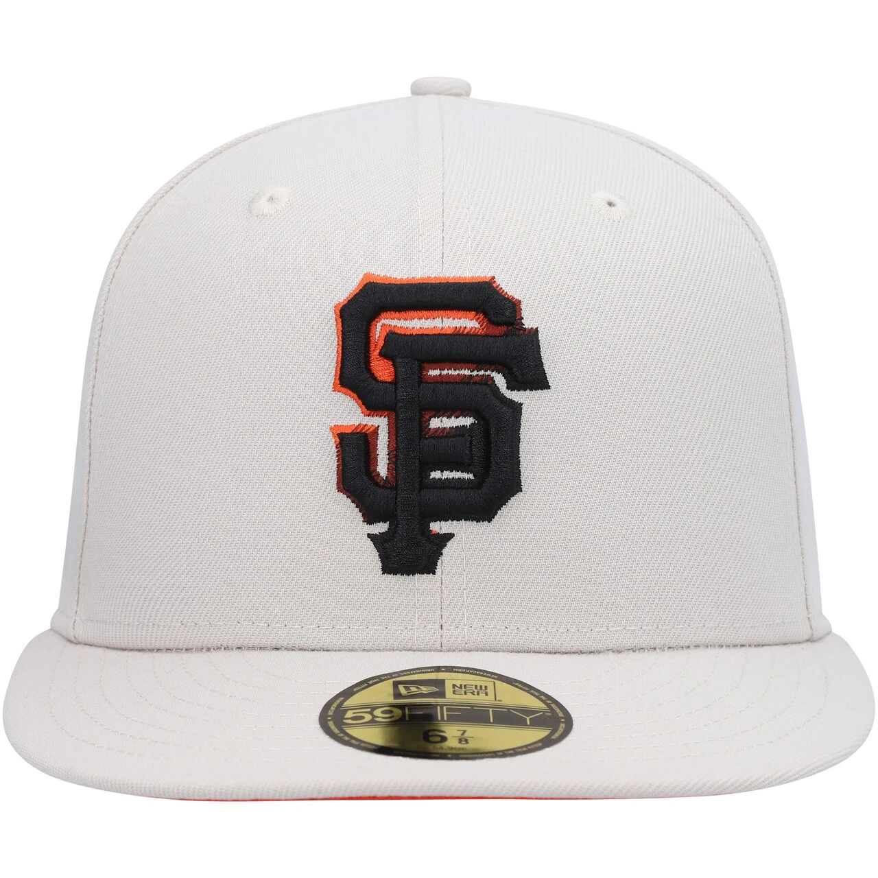 Men's San Francisco Giants New Era Khaki Stone Dim Undervisor 59FIFTY Fitted Hat 4 Men's San Francisco Giants New Era Khaki Stone Dim Undervisor 59FIFTY Fitted Hat - Image 2