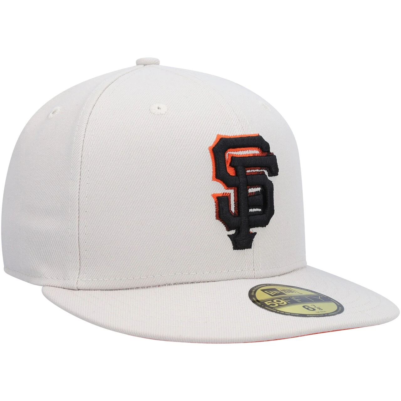Men's San Francisco Giants New Era Khaki Stone Dim Undervisor 59FIFTY Fitted Hat 5 Men's San Francisco Giants New Era Khaki Stone Dim Undervisor 59FIFTY Fitted Hat - Image 3