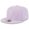 Men's San Francisco Giants New Era Lavender 2023 Spring Color Basic 59FIFTY Fitted Hat -CapNation Shop mens new era lavender san francisco giants 2023 spring color basic 59fifty fitted hat ss5 p 4998438pv 1u i9fd0ruuaswtvn3i2zg6v r6hphp7ozsscos2ltq0t