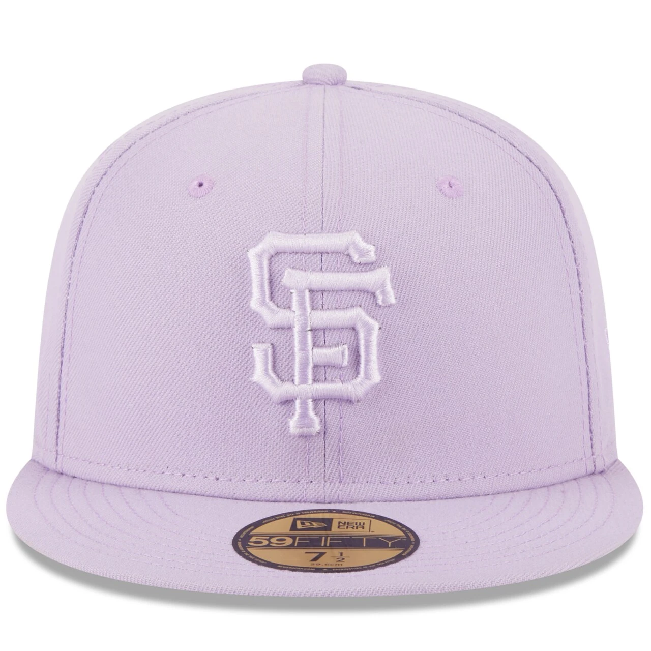 Men's San Francisco Giants New Era Lavender 2023 Spring Color Basic 59FIFTY Fitted Hat 4 Men's San Francisco Giants New Era Lavender 2023 Spring Color Basic 59FIFTY Fitted Hat - Image 2