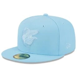 Men's Baltimore Orioles New Era Light Blue 2023 Spring Color Basic 59FIFTY Fitted Hat