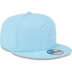 Men's Chicago White Sox New Era Light Blue Spring Color Basic 9FIFTY Snapback Hat -CapNation Shop mens new era light blue chicago white sox spring color basic 9fifty snapback hat ss5 p 5000304pv 3u h8qgcftotn97ihwimztxv sgs9tx1tdqlbkiq2f9vp