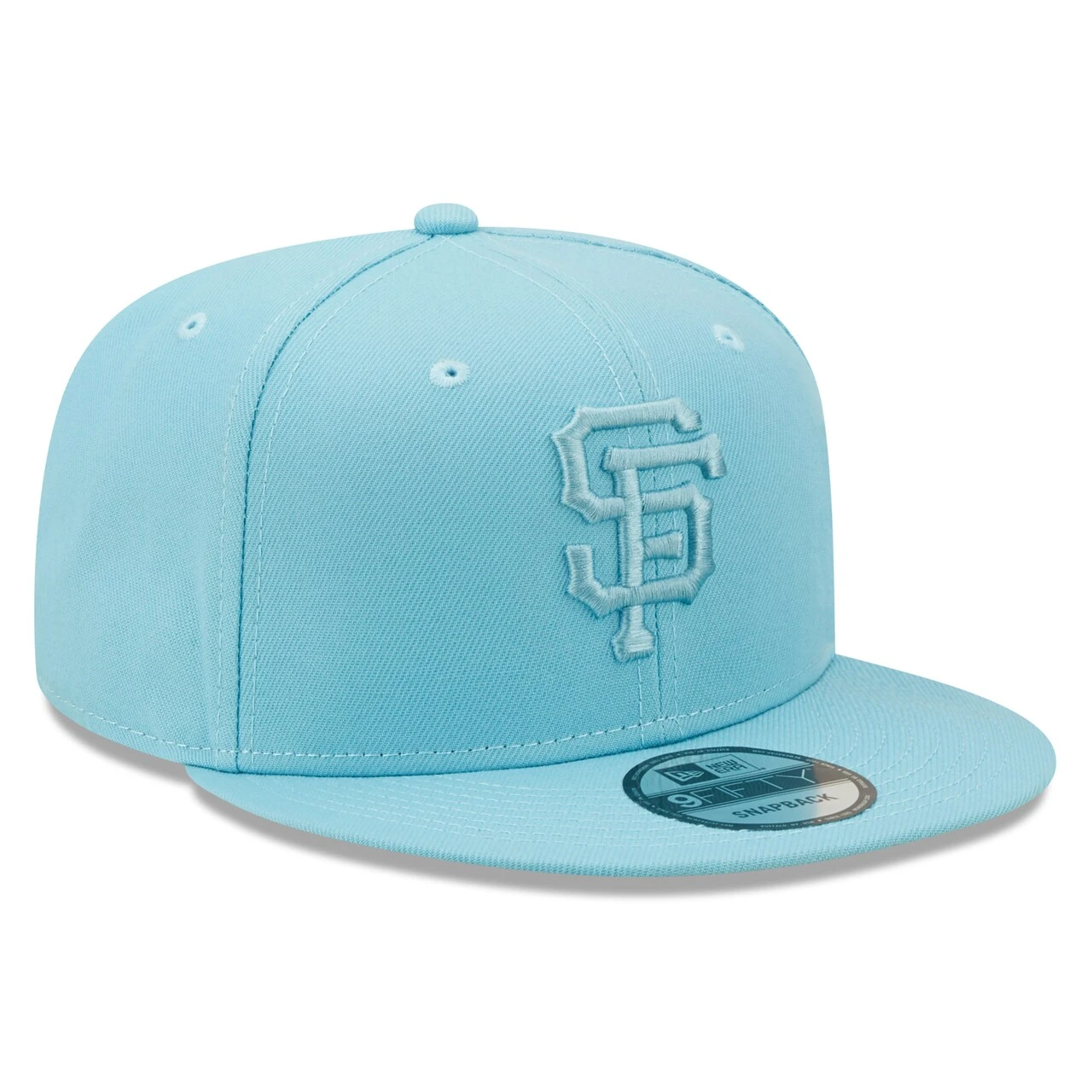 Men's San Francisco Giants New Era Light Blue Color Pack Tonal 9FIFTY Snapback Hat 5 Men's San Francisco Giants New Era Light Blue Color Pack Tonal 9FIFTY Snapback Hat - Image 3