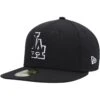 Men's Los Angeles Dodgers New Era Black On Black Dub 59FIFTY Fitted Hat -CapNation Shop mens new era los angeles dodgers black on black dub 59fifty fitted hat ss5 p 4799927pv 1u sdoumswqisxjdrnrdmxcv sfvj76xvsg3gw1uo3ls5