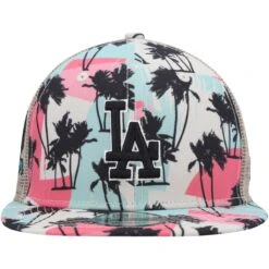 Men's Los Angeles Dodgers New Era Natural Retro Beachin' Trucker 9FIFTY Snapback Hat -CapNation Shop mens new era natural los angeles dodgers retro beachin trucker 9fifty snapback hat ss5 p 200003643pv 2u ljlpe2nc9bbbk7xie6wkv c47pxtax86ma1vjx36ld