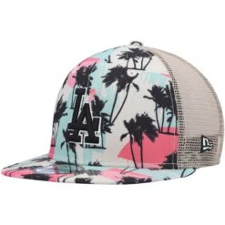 Men's Los Angeles Dodgers New Era Natural Retro Beachin' Trucker 9FIFTY Snapback Hat -CapNation Shop mens new era natural los angeles dodgers retro beachin trucker 9fifty snapback hat ss5 p 200003643pv 3u ljlpe2nc9bbbk7xie6wkv ovoieb6gpxkin3nrnpbn