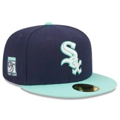 Men's Chicago White Sox New Era Navy 95th Anniversary Team UV 59FIFTY Fitted Hat
