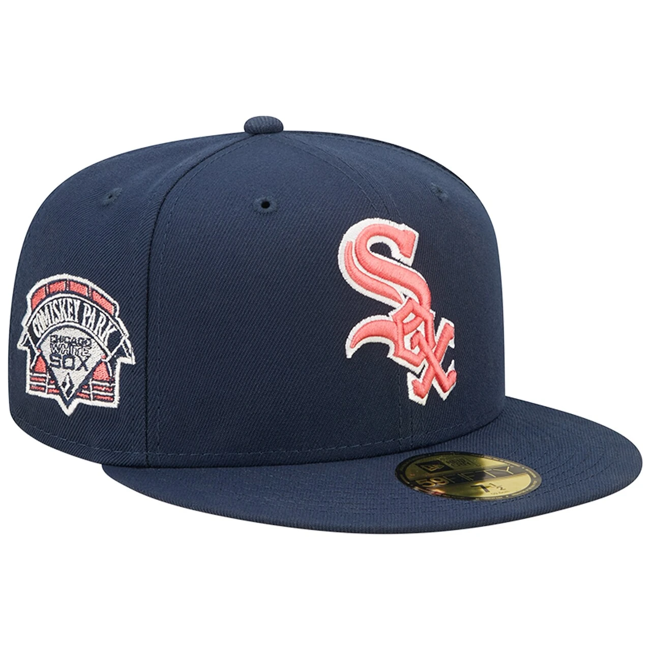 Men's Chicago White Sox New Era Navy Comiskey Park Lava Undervisor 59FIFTY Fitted Hat 3 Men's Chicago White Sox New Era Navy Comiskey Park Lava Undervisor 59FIFTY Fitted Hat