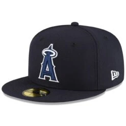 Men's Los Angeles Angels New Era Navy FEATURE X MLB 59FIFTY Fitted Hat -CapNation Shop mens new era navy los angeles angels feature x mlb 59fifty fitted hat ss5 p 200016432pv 3u 70zadmuxifbwib8oze3ev 3zgprzekqeokip2v7cp8