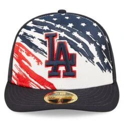 Men's Los Angeles Dodgers New Era Navy 2022 4th Of July Low Profile 59FIFTY Fitted Hat -CapNation Shop mens new era navy los angeles dodgers 2022 4th of july low profile 59fifty fitted hat pi4532000 altimages ff 4532983 4bd5293aa97105e16877alt2 full