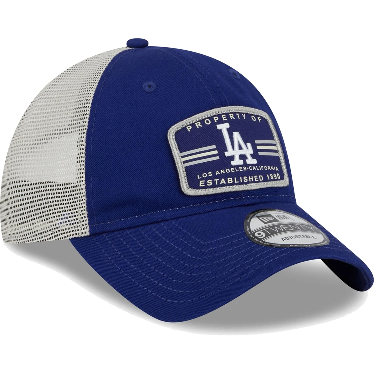 Men's Los Angeles Dodgers New Era Navy Property Trucker 9TWENTY Snapback Hat 5 Men's Los Angeles Dodgers New Era Navy Property Trucker 9TWENTY Snapback Hat - Image 3