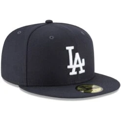 Men's Los Angeles Dodgers New Era Navy White Logo 59FIFTY Fitted Hat -CapNation Shop mens new era navy los angeles dodgers white logo 59fifty fitted hat pi4208000 altimages ff 4208699 e9c53c17632e1bc17cc1alt3 full