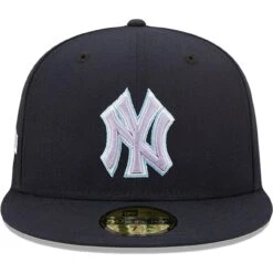 Men's New York Yankees New Era Navy 100th Anniversary Lavender Undervisor 59FIFTY Fitted Hat -CapNation Shop mens new era navy new york yankees 100th anniversary lavender undervisor 59fifty fitted hat ss5 p 4858283pv 2u 8t3fufkiwig63laqykmnv s6qm0b22a5samlhniwwy