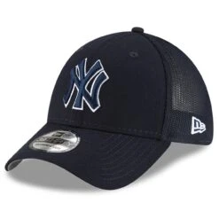 Men's New York Yankees New Era Navy 2023 Batting Practice 39THIRTY Flex Hat