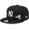 Men's New York Yankees New Era Navy Identity 59FIFTY Fitted Hat -CapNation Shop mens new era navy new york yankees identity 59fifty fitted hat pi4673000 altimages ff 4673560 51616959e168fb945f44alt1 full