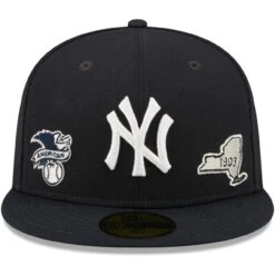 Men's New York Yankees New Era Navy Identity 59FIFTY Fitted Hat 7 Men's New York Yankees New Era Navy Identity 59FIFTY Fitted Hat -CapNation Shop mens new era navy new york yankees identity 59fifty fitted hat pi4673000 altimages ff 4673560 51616959e168fb945f44alt2 full