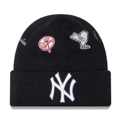 Men's New York Yankees New Era Navy Identity Cuffed Knit Hat