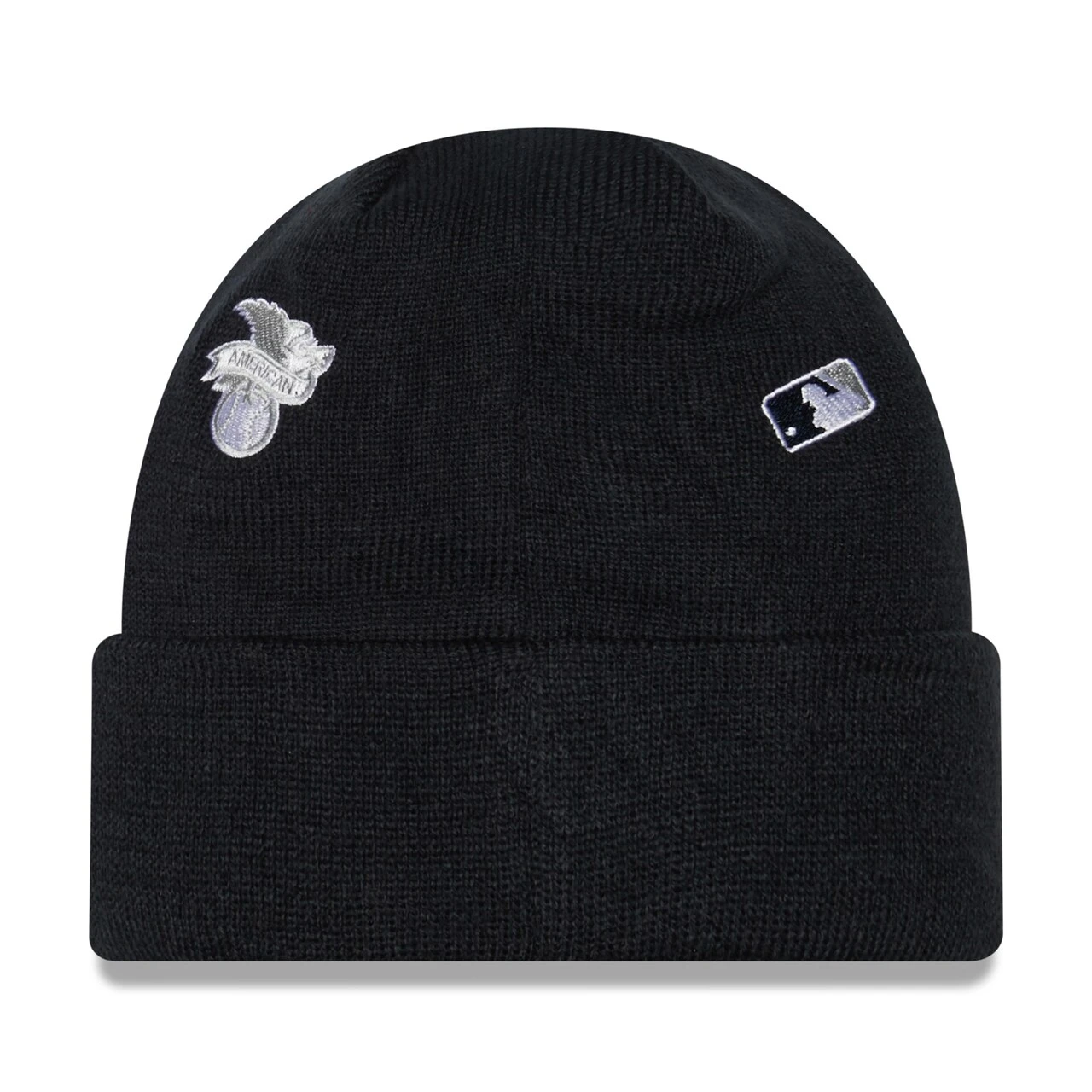 Men's New York Yankees New Era Navy Identity Cuffed Knit Hat 4 Men's New York Yankees New Era Navy Identity Cuffed Knit Hat - Image 2