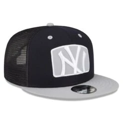 Men's New York Yankees New Era Navy Logo Zoom Trucker 9FIFTY Snapback Hat -CapNation Shop mens new era navy new york yankees logo zoom trucker 9fifty snapback hat ss5 p 4640798pv 3u 8iq3mq9rb2y5p54cqpenv 9jkcrocrjeknkxo1aejf