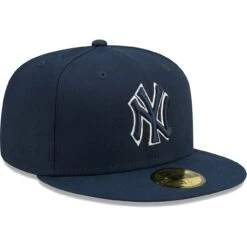 Men's New York Yankees New Era Navy Oceanside Green Undervisor 59FIFTY Fitted Hat -CapNation Shop mens new era navy new york yankees oceanside green undervisor 59fifty fitted hat ss5 p 4924531pv 3u twxc3hwkkwhcsudvv6b9v cpum2vbbveyjpdfq52ei