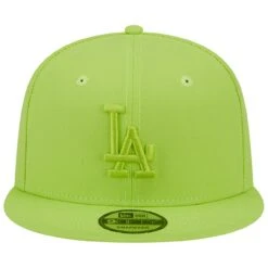 Men's Los Angeles Dodgers New Era Neon Green Spring Color Basic 9FIFTY Snapback Hat -CapNation Shop mens new era neon green los angeles dodgers spring color basic 9fifty snapback hat ss5 p 5000324pv 2u hu7vxybpdugacbjxipkav 1sfuhgf2mdjieofs5i6s