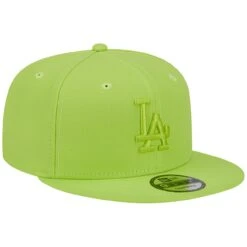 Men's Los Angeles Dodgers New Era Neon Green Spring Color Basic 9FIFTY Snapback Hat -CapNation Shop mens new era neon green los angeles dodgers spring color basic 9fifty snapback hat ss5 p 5000324pv 3u hu7vxybpdugacbjxipkav qi9lyvscgfznl0ciovis