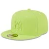 Men's New York Yankees New Era Neon Green 2023 Spring Color Basic 59FIFTY Fitted Hat -CapNation Shop mens new era neon green new york yankees 2023 spring color basic 59fifty fitted hat ss5 p 4998418pv 1u imz1exjn6oosciogatoiv ysjsgrzdlik2boogul81
