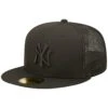 Men's New York Yankees New Era Blackout Trucker 59FIFTY Fitted Hat -CapNation Shop mens new era new york yankees blackout trucker 59fifty fitted hat pi4582000 altimages ff 4582686 d6eb5deb179da863ed7aalt1 full