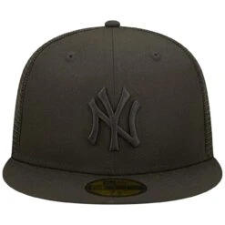 Men's New York Yankees New Era Blackout Trucker 59FIFTY Fitted Hat 7 Men's New York Yankees New Era Blackout Trucker 59FIFTY Fitted Hat -CapNation Shop mens new era new york yankees blackout trucker 59fifty fitted hat pi4582000 altimages ff 4582686 d6eb5deb179da863ed7aalt2 full