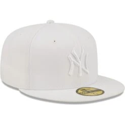 Men's New York Yankees New Era White On White 59FIFTY Fitted Hat -CapNation Shop mens new era new york yankees white on white 59fifty fitted hat pi4731000 altimages ff 4731068 1752027497f08cefb075alt3 full