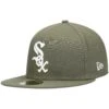 Men's Chicago White Sox New Era Olive White Logo 59FIFTY Fitted Hat 1 Men's Chicago White Sox New Era Olive White Logo 59FIFTY Fitted Hat -CapNation Shop mens new era olive chicago white sox white logo 59fifty fitted hat pi4208000 altimages ff 4208688 2d35a25d4701ccc76b5calt1 full
