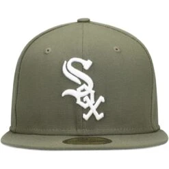 Men's Chicago White Sox New Era Olive White Logo 59FIFTY Fitted Hat 7 Men's Chicago White Sox New Era Olive White Logo 59FIFTY Fitted Hat -CapNation Shop mens new era olive chicago white sox white logo 59fifty fitted hat pi4208000 altimages ff 4208688 2d35a25d4701ccc76b5calt2 full