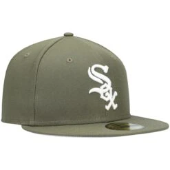 Men's Chicago White Sox New Era Olive White Logo 59FIFTY Fitted Hat 8 Men's Chicago White Sox New Era Olive White Logo 59FIFTY Fitted Hat -CapNation Shop mens new era olive chicago white sox white logo 59fifty fitted hat pi4208000 altimages ff 4208688 2d35a25d4701ccc76b5calt3 full
