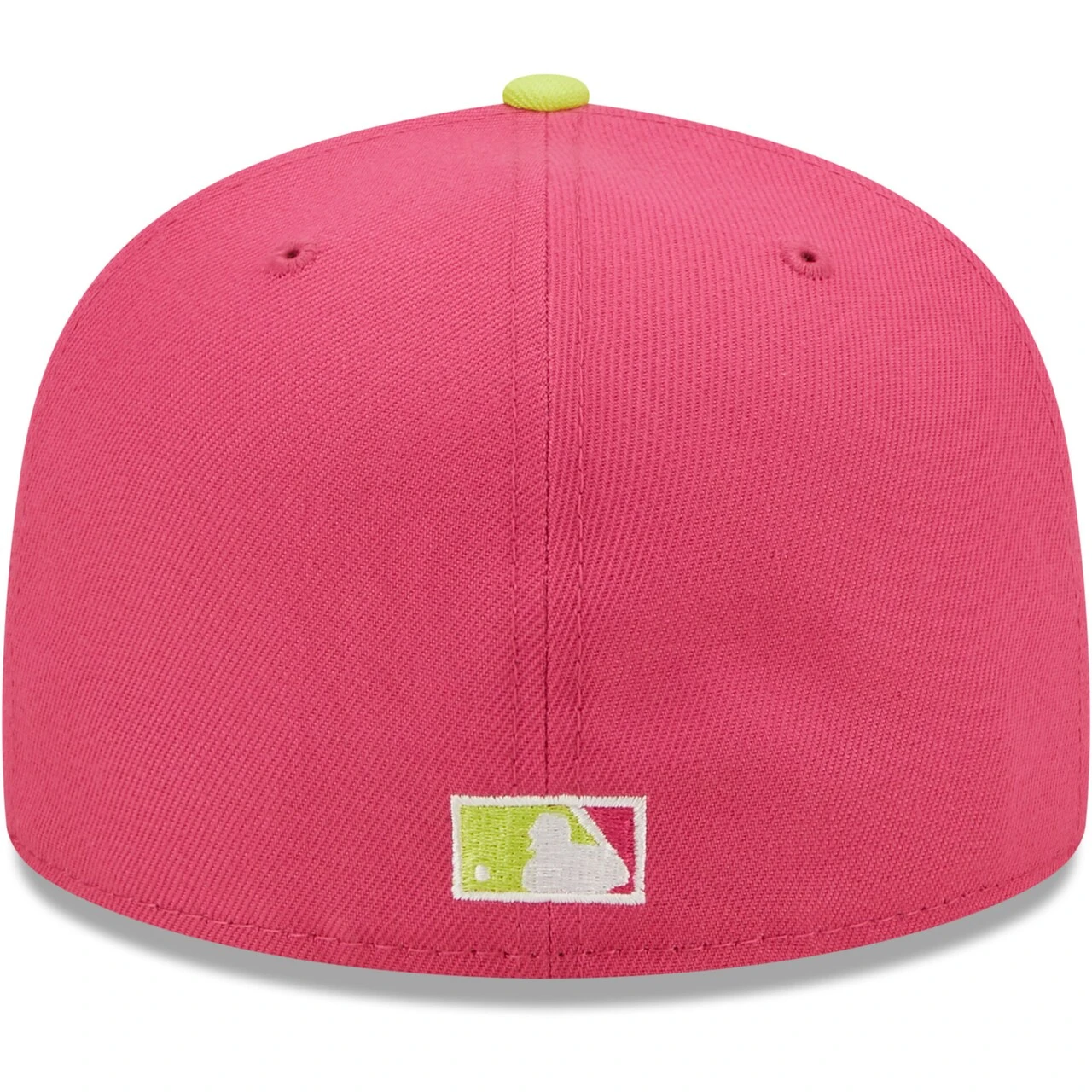 Men's Brooklyn Dodgers New Era Pink 1955 World Series Champions Beetroot Cyber 59FIFTY Fitted Hat 6 Men's Brooklyn Dodgers New Era Pink 1955 World Series Champions Beetroot Cyber 59FIFTY Fitted Hat - Image 4