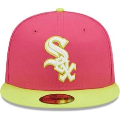 Men's Chicago White Sox New Era Pink 2005 World Series Champions Beetroot Cyber 59FIFTY Fitted Hat -CapNation Shop mens new era pink chicago white sox 2005 world series champions beetroot cyber 59fifty fitted hat pi4692000 altimages ff 4692808 0bcffe1d57079021c590alt2 full