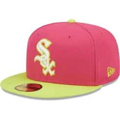 Men's Chicago White Sox New Era Pink 2005 World Series Champions Beetroot Cyber 59FIFTY Fitted Hat -CapNation Shop mens new era pink chicago white sox 2005 world series champions beetroot cyber 59fifty fitted hat pi4692000 altimages ff 4692808 0bcffe1d57079021c590alt3 full