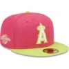 Men's Los Angeles Angels New Era Pink 2002 World Series Champions Beetroot Cyber 59FIFTY Fitted Hat -CapNation Shop mens new era pink los angeles angels 2002 world series champions beetroot cyber 59fifty fitted hat pi4692000 altimages ff 4692815 67f8b2452b29843b1eb0alt1 full